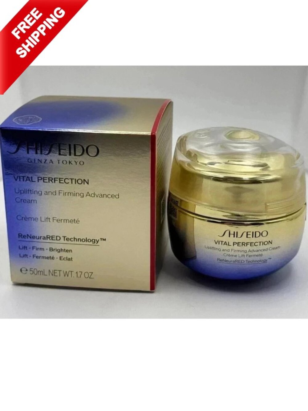 Shiseido Vital Perfection Advanced Cream Uplifting and Firming 1.7oz / 50 ml NIB - Picture 1 of 1